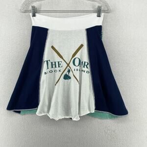 THE OAR Skirt XS BLOCK ISLAND New Shoreham Rhode Island Swimming Sailing Blue